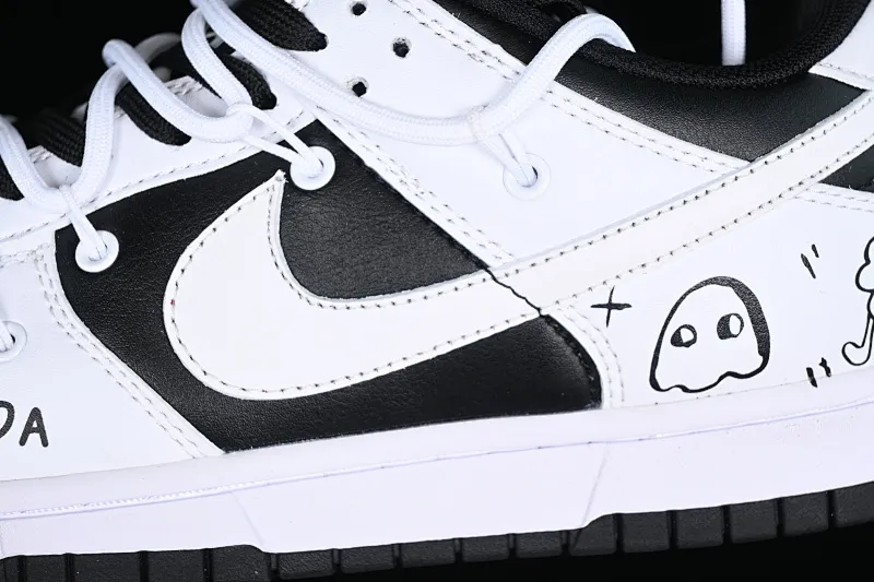 All categories Nk SB Dunk series Nk SB Dunk Low low-top sneakers Nk Dunk Low Reverse Panda-Little Monster SB strap low-top casual sneakers DD1391-100